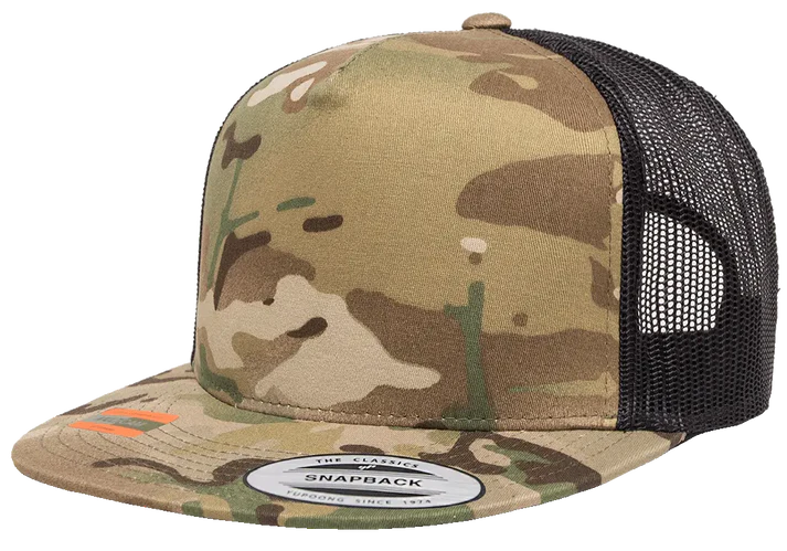 YP CAMO Classics® 6006MC Multicam® Trucker Mesh Cap with Embroidered Patch