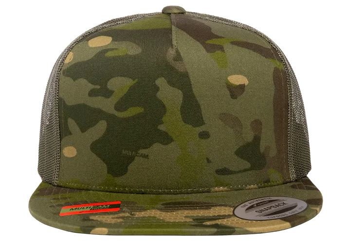 YP CAMO Classics® 6006MC Multicam® Trucker Mesh Cap with Embroidered Patch