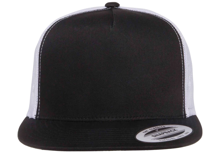 YP Classics® 6006T Classic Trucker Cap - 2-Tone with PUFF 3D Embroidery