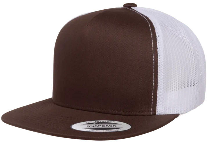 YP Classics® 6006T Classic Trucker Cap - 2-Tone with PUFF 3D Embroidery
