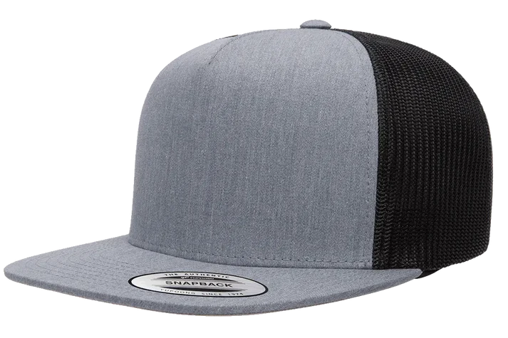 YP Classics® 6006T Classic Trucker Cap - 2-Tone with PUFF 3D Embroidery