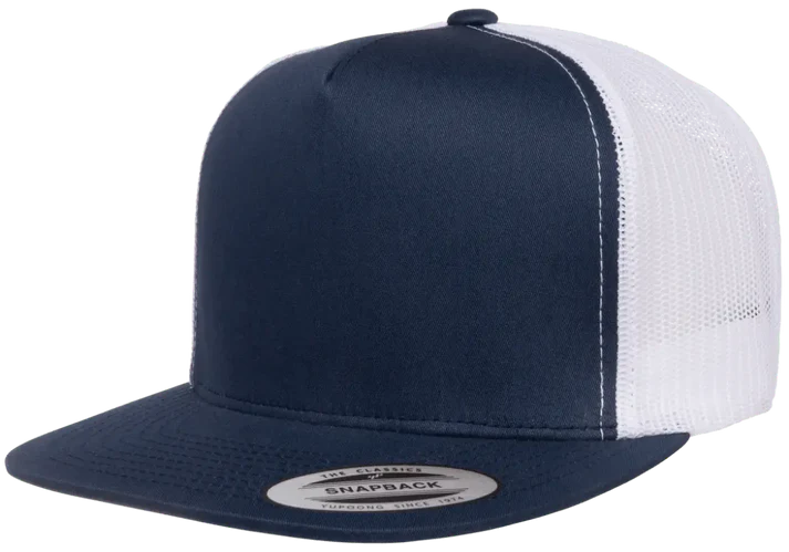 YP Classics® 6006T Classic Trucker Cap - 2-Tone with PUFF 3D Embroidery
