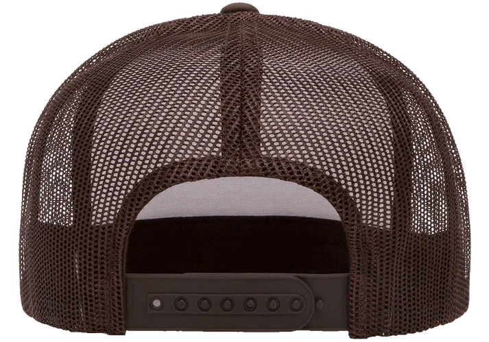 YP Classics® 6006W Classic Trucker Cap - White Front with Standard Embroidery