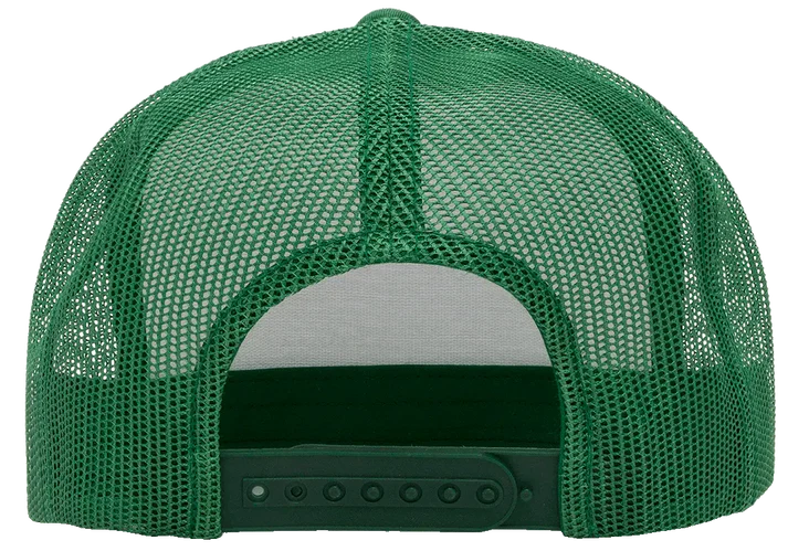 YP Classics® 6006W Classic Trucker Cap - White Front with Standard Embroidery