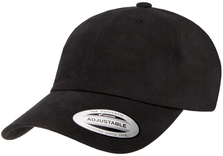 YP Classics® 6245 Peached Cotton Twill Dad Cap with Standard Embroidery
