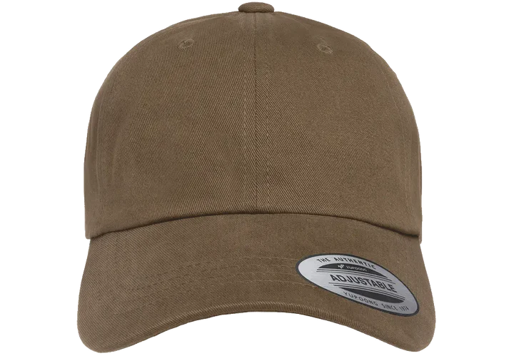 YP Classics® 6245 Peached Cotton Twill Dad Cap with Standard Embroidery