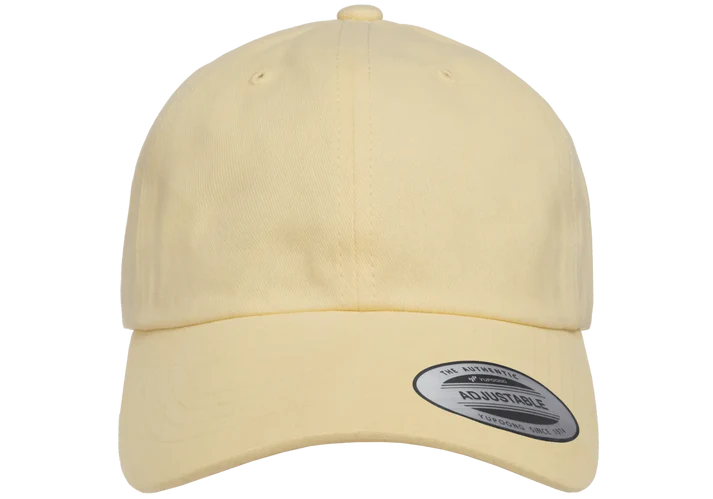 YP Classics® 6245 Peached Cotton Twill Dad Cap with Standard Embroidery