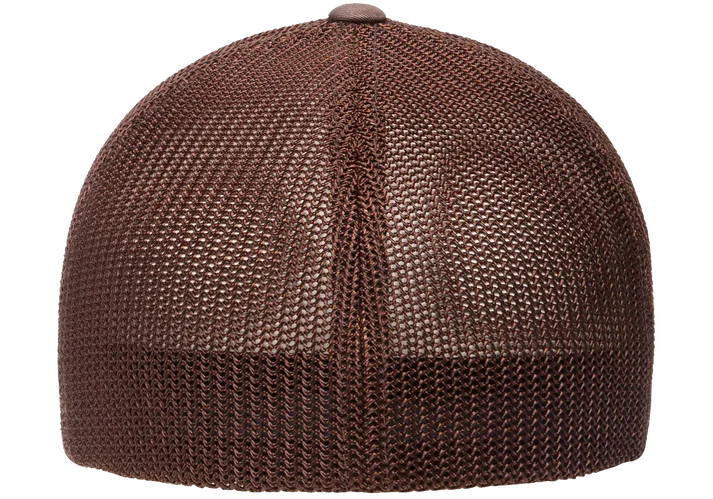 Flexfit® Fitted 6511 Trucker Mesh Cap with Embroidered Patch