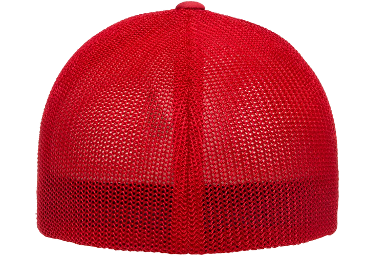 Flexfit® Fitted 6511 Trucker Mesh Cap with Embroidered Patch