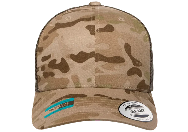 YP CAMO Classics® 6606MC Multicam® Trucker Mesh Cap with Embroidered Patch