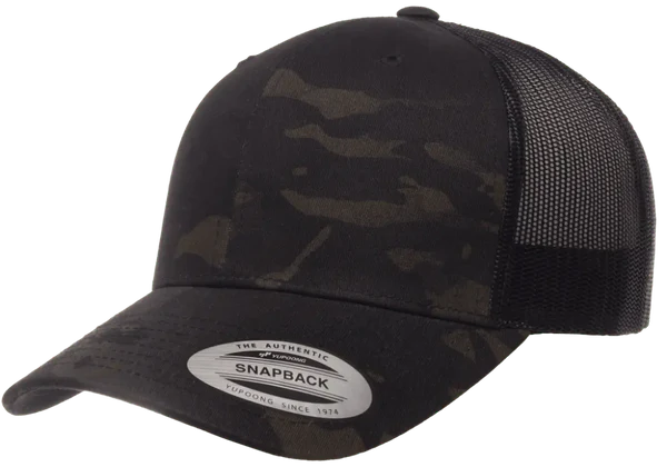 YP CAMO Classics® 6606MC Multicam® Trucker Mesh Cap with Embroidered Patch