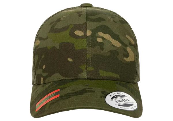 YP CAMO Classics® 6606MC Multicam® Trucker Mesh Cap with Embroidered Patch