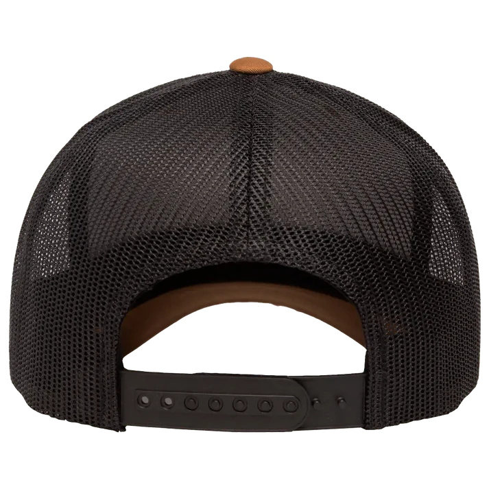 YP Classics® 6606T Retro Trucker Cap - 2-Tone with PUFF 3D Embroidery