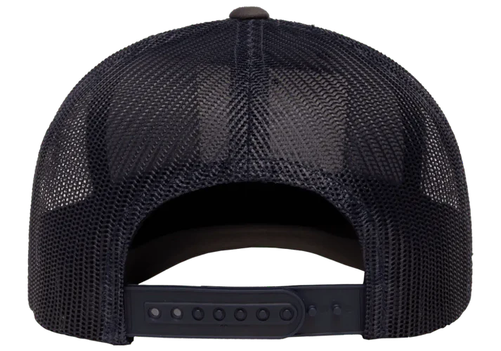YP Classics® 6606T Retro Trucker Cap - 2-Tone with PUFF 3D Embroidery