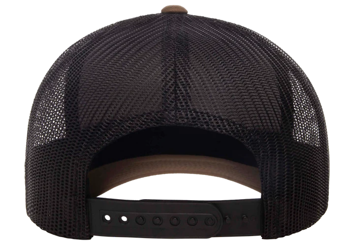 YP Classics® 6606T Retro Trucker Cap - 2-Tone with PUFF 3D Embroidery