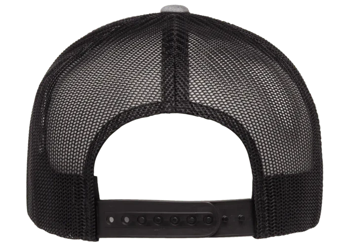 YP Classics® 6606T Retro Trucker Cap - 2-Tone with PUFF 3D Embroidery