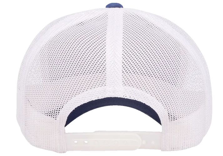 YP Classics® 6606T Retro Trucker Cap - 2-Tone with PUFF 3D Embroidery