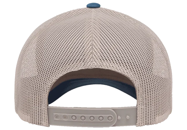 YP Classics® 6606T Retro Trucker Cap - 2-Tone with PUFF 3D Embroidery