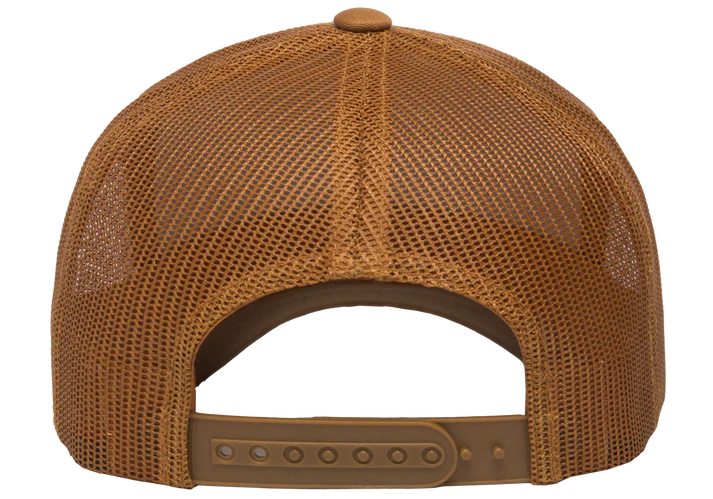 YP Classics® 6606 Retro Trucker Cap with PUFF 3D Embroidery