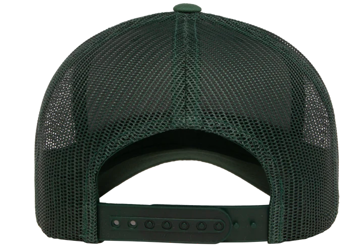 YP Classics® 6606 Retro Trucker Cap with PUFF 3D Embroidery