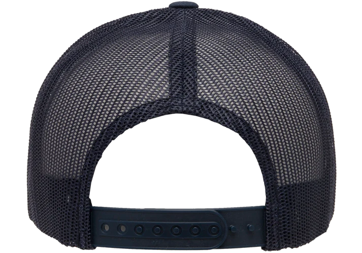 YP Classics® 6606 Retro Trucker Cap with PUFF 3D Embroidery