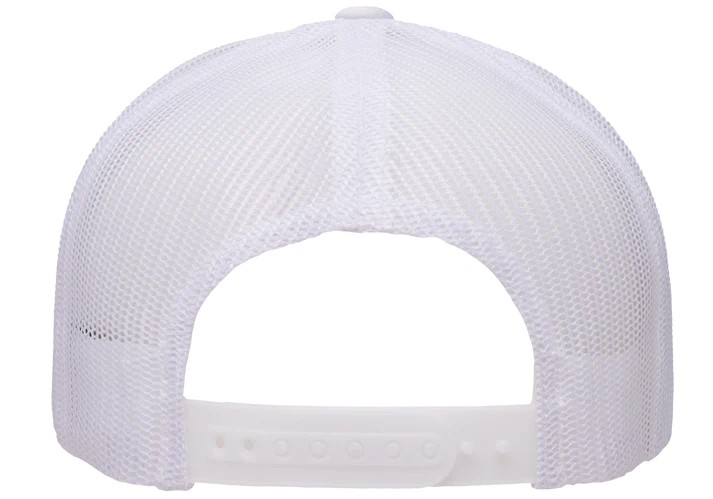YP Classics® 6606 Retro Trucker Cap with PUFF 3D Embroidery