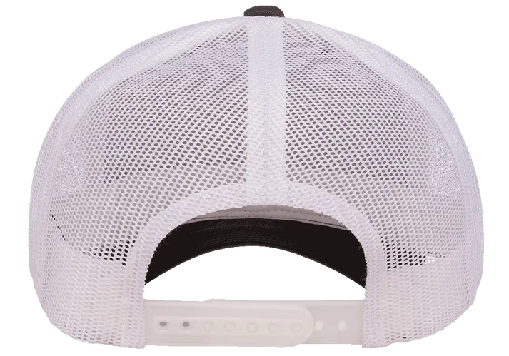 YP Classics® 6606T Retro Trucker Cap - 2-Tone with PUFF 3D Embroidery