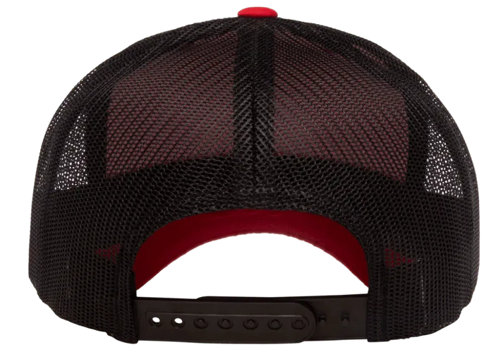 YP Classics® 6606T Retro Trucker Cap - 2-Tone with PUFF 3D Embroidery