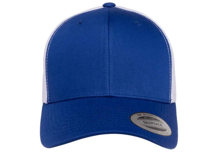 YP Classics® 6606T Retro Trucker Cap - 2-Tone with PUFF 3D Embroidery