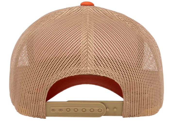 YP Classics® 6606T Retro Trucker Cap - 2-Tone with PUFF 3D Embroidery