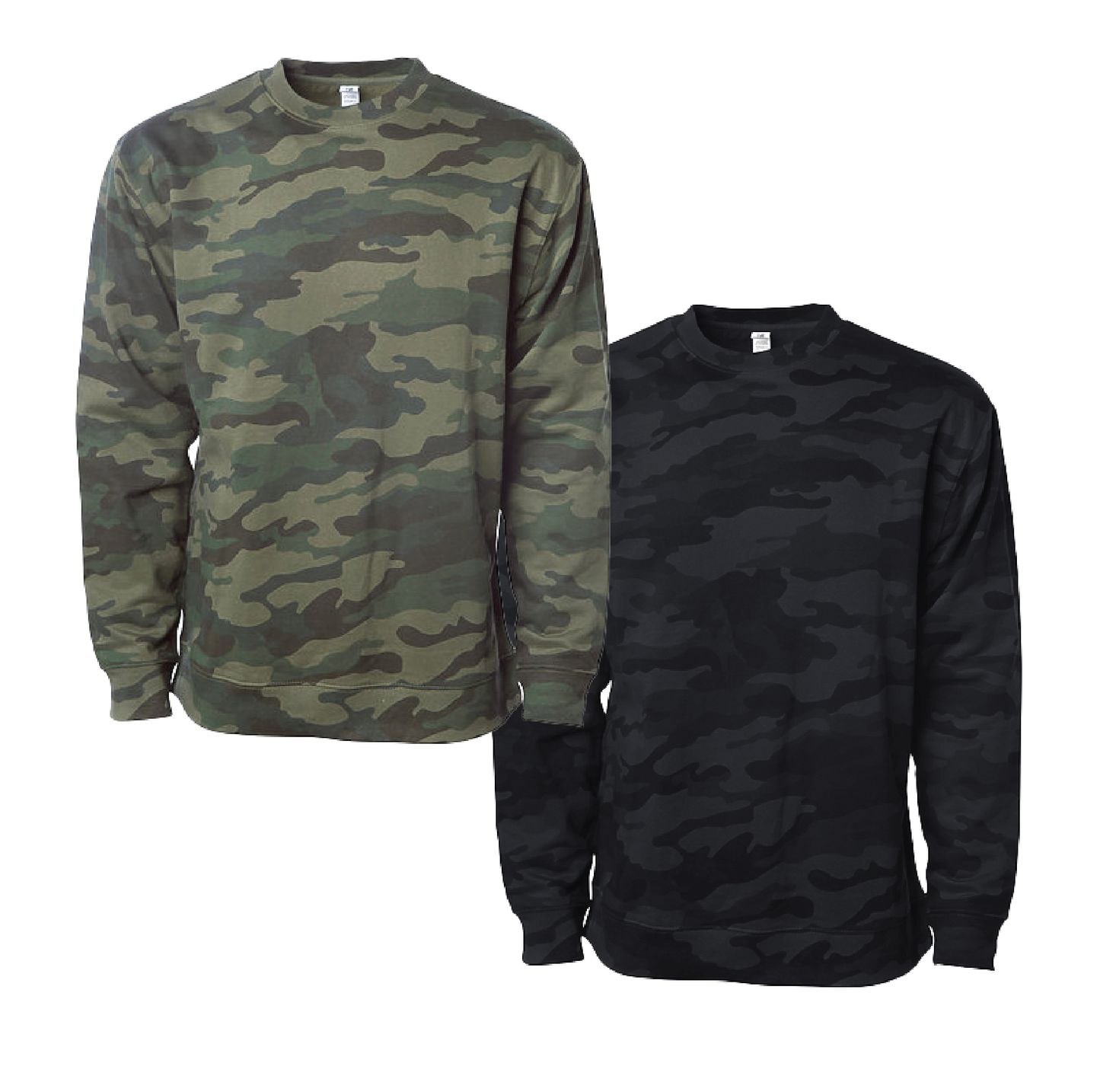 CAMO MIDWEIGHT CREWS
