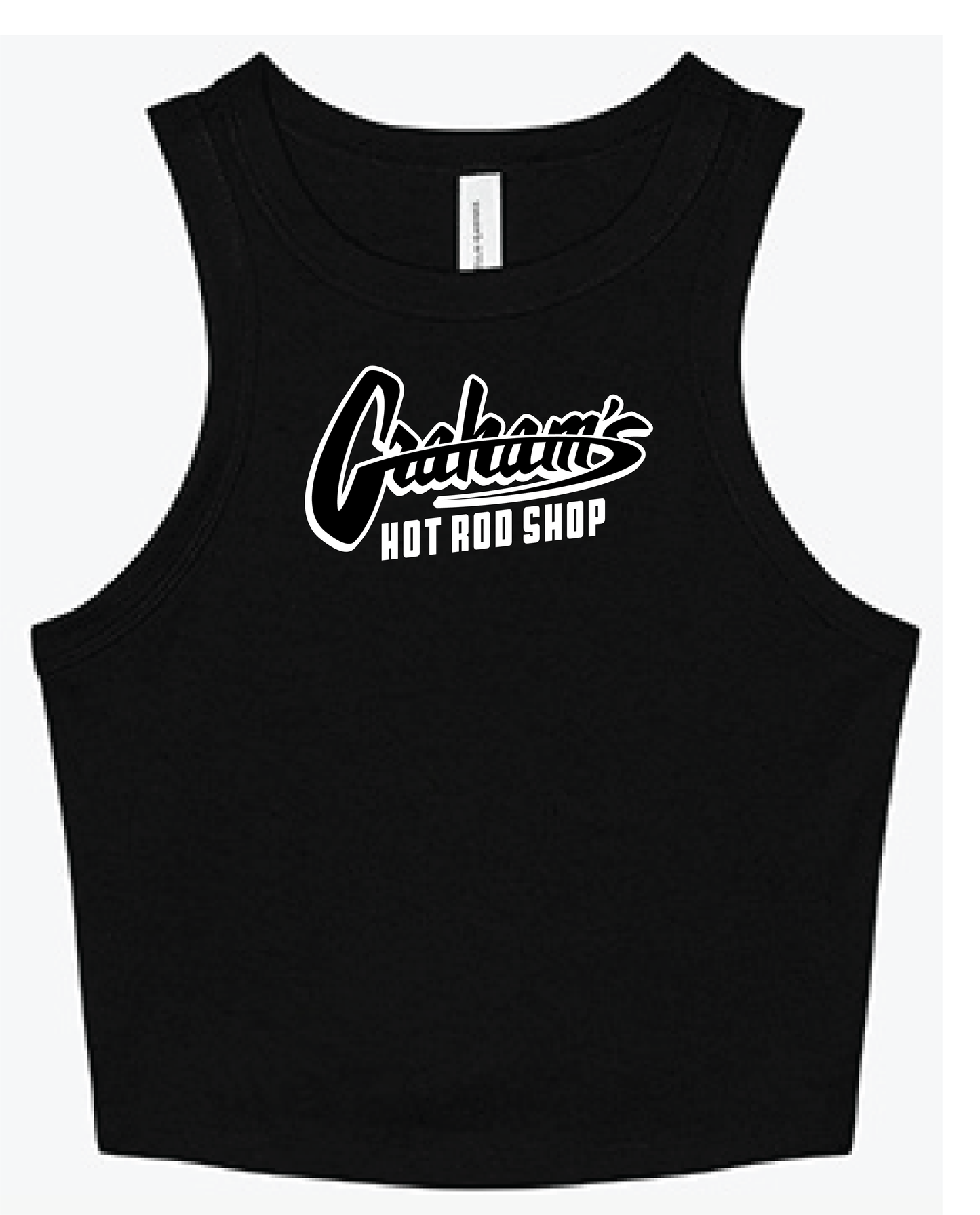 GRAHAM`S HOT ROD SHOP Women's Micro Rib Racer Tank