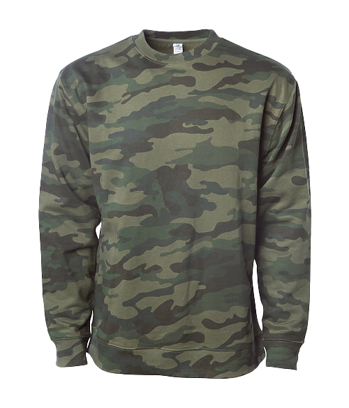 CAMO MIDWEIGHT CREWS