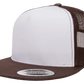 YP Classics® 6006W Classic Trucker Cap - White Front with Standard Embroidery