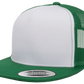 YP Classics® 6006W Classic Trucker Cap - White Front with Standard Embroidery