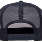 YP Classics® 6606W Retro Trucker Cap with White Front Panel with PUFF 3D Embroidery