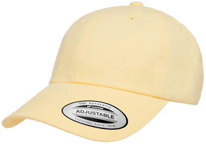 YP Classics® 6245 Peached Cotton Twill Dad Cap with Standard Embroidery
