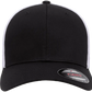 Flexfit® Fitted 6511T 2-Tone Trucker Mesh Cap with Embroidered Patch