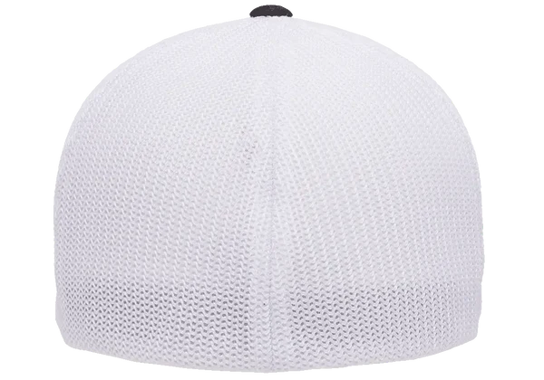 Flexfit® Fitted 6511T 2-Tone Trucker Mesh Cap with Embroidered Patch