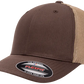 Flexfit® Fitted 6511T 2-Tone Trucker Mesh Cap with Embroidered Patch
