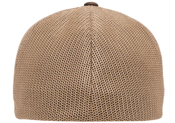 Flexfit® Fitted 6511T 2-Tone Trucker Mesh Cap with Embroidered Patch