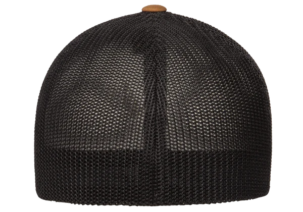 Flexfit® Fitted 6511T 2-Tone Trucker Mesh Cap with Embroidered Patch