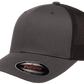 Flexfit® Fitted 6511T 2-Tone Trucker Mesh Cap with Embroidered Patch