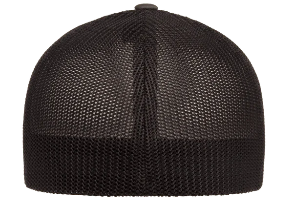 Flexfit® Fitted 6511T 2-Tone Trucker Mesh Cap with Embroidered Patch