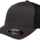 Flexfit® Fitted 6511T 2-Tone Trucker Mesh Cap with Embroidered Patch