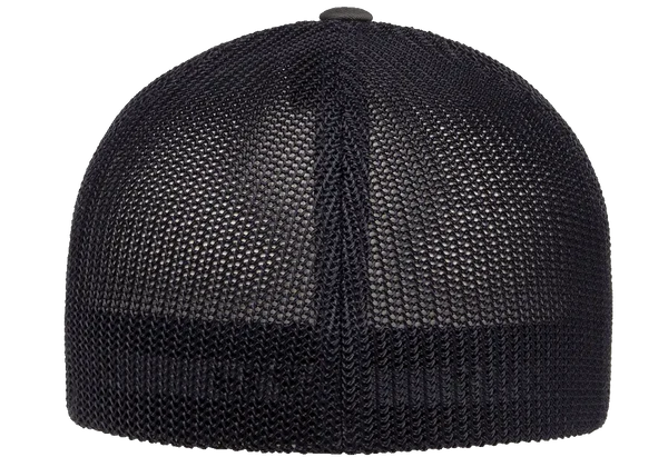 Flexfit® Fitted 6511T 2-Tone Trucker Mesh Cap with Embroidered Patch