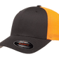 Flexfit® Fitted 6511T 2-Tone Trucker Mesh Cap with Embroidered Patch