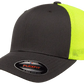 Flexfit® Fitted 6511T 2-Tone Trucker Mesh Cap with Embroidered Patch