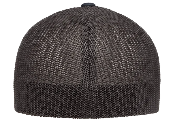 Flexfit® Fitted 6511T 2-Tone Trucker Mesh Cap with Embroidered Patch