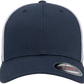 Flexfit® Fitted 6511T 2-Tone Trucker Mesh Cap with Embroidered Patch
